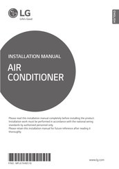LG ATUQ18GPLE5 Installation Manual