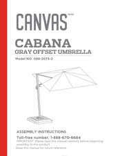 Canvas CABANA Assembly Instructions Manual