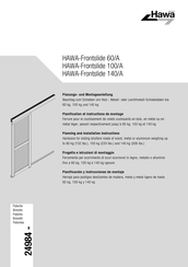 hawa Frontslide 100/A Planning And Installation Instructions