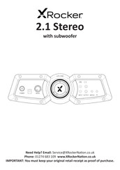 X Rocker 2.0 STEREO LEVEL ONE Manual