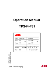 ABB TPS F Series Operation Manual