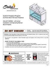 stellar labs GALAXY 6-LC-20-GL Installation And Operating Manual