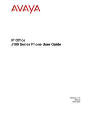 Avaya J100 Series User Manual