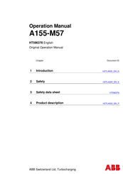 ABB A155-M57 Operation Manual