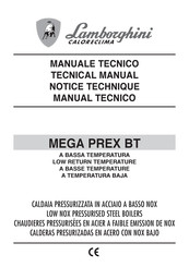 Lamborghini Caloreclima MEGA PREX BT 100 Technical Manual