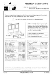American Signature IA34-406 Assembly Instructions Manual