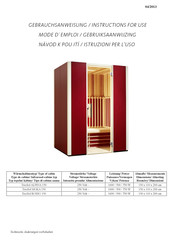 Infraworld TrioSol ROSSO 150 Instructions For Use Manual