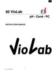 XS Instruments pH 60 VioLab Instruction Manual