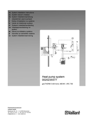 Vaillant 0020235577 System Installation Instructions