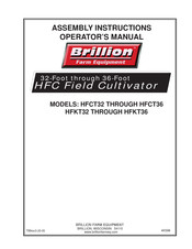 Brillion HFC Series Assembly Instructions Operator's Manual