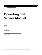 AR 800A3B Series Operating And Service Manual