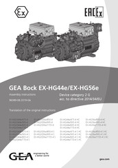 GEA Bock EX-HG56e/850-4 HC Assembly Instructions Manual