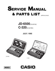 Casio C-320 Service Manual & Parts List