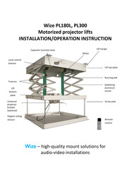 Wize PL180L Installation &  Operation Instruction