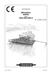 Vaderstad RAPID RDA S Series Manual