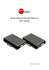 SIIG AV-GM01Q3-S1DS Manual