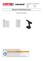 Desoutter EPBC8-1800-4Q Product Instructions