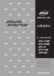 Jedia JWP-500 Operating Instructions Manual