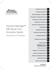 Boston Scientific Precision Montage Information For Prescribers