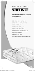 Soehnle COMFORT DUO Operating Instructions Manual