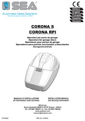 SEA CORONA RPI Series Installation Manual And Security Information