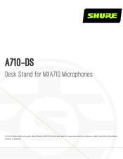 Shure A710-DS User Manual