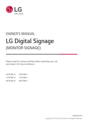 LG 75TR3BF-I Owner's Manual