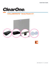 ClearOne COLLABORATE Versa Room CT Quick Start Manual