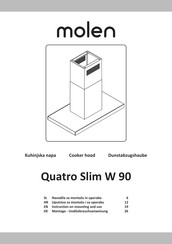 Molen Quatro Slim W 90 Instruction On Mounting And Use Manual