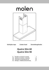 Molen Quatro Slim 90 Instruction On Mounting And Use Manual