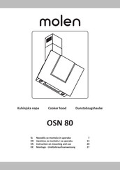 Molen OSN 80 Instruction On Mounting And Use Manual