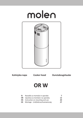 Molen OR W Instruction On Mounting And Use Manual