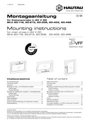 Hautau SKA 20-118 Mounting Instructions