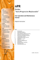 DROPSA nano Progressive Replaceable User Operation And Maintenance Manual