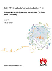 Huawei OptiX RTN 910A V100 Quick Installation Manual