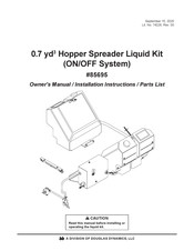 Douglas Dynamics Western Plows 85695 Owner's Manual