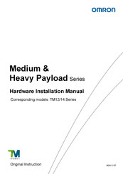 Omron TM14MX Hardware Installation Manual
