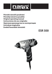 Narex ESR 500 Original Operating Manual