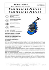 KLINDEX HURRIKANE 26 PROPANO Manual Book