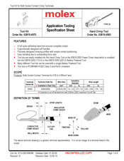 molex 63819-4970 Specification Sheet