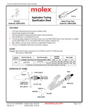 molex 63819-5000 Specification Sheet
