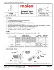 molex 63819-5400 Specification Sheet