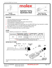 molex 63819-6500 Specification Sheet