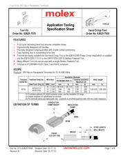 molex 63825-7570 Specification Sheet