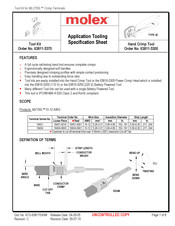 molex 63811-5300 Specification Sheet