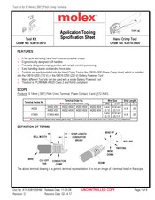 molex 63819-5670 Specification Sheet