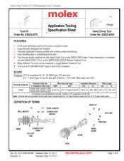 molex 63823-4300 Specification Sheet