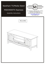SEI 11740 Assembly Instructions Manual