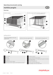 Markilux markilux pergola Operating Manual
