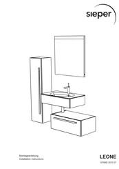 sieper LEONE HIGHBOARD Installation Instructions Manual
